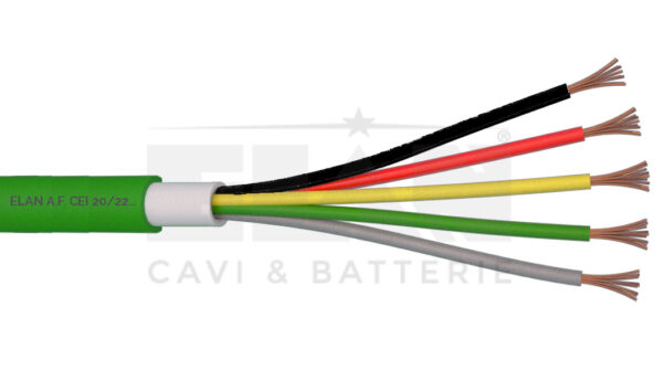 040551 Cavo automazione cancelli 5x0,50 doppia guaina