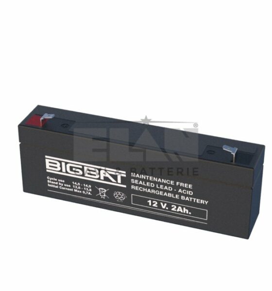 01202 Batteria al piombo 12V 2Ah